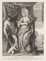 KG 14700
<br/>
Hercules begeleidt de wijsheid (Omnia Vanitas)
<br/>
<em>Desplaces, Louis (1682-1739)</em>